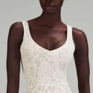 Lululemon Leopard Camouflage Print Align Tank Size 2